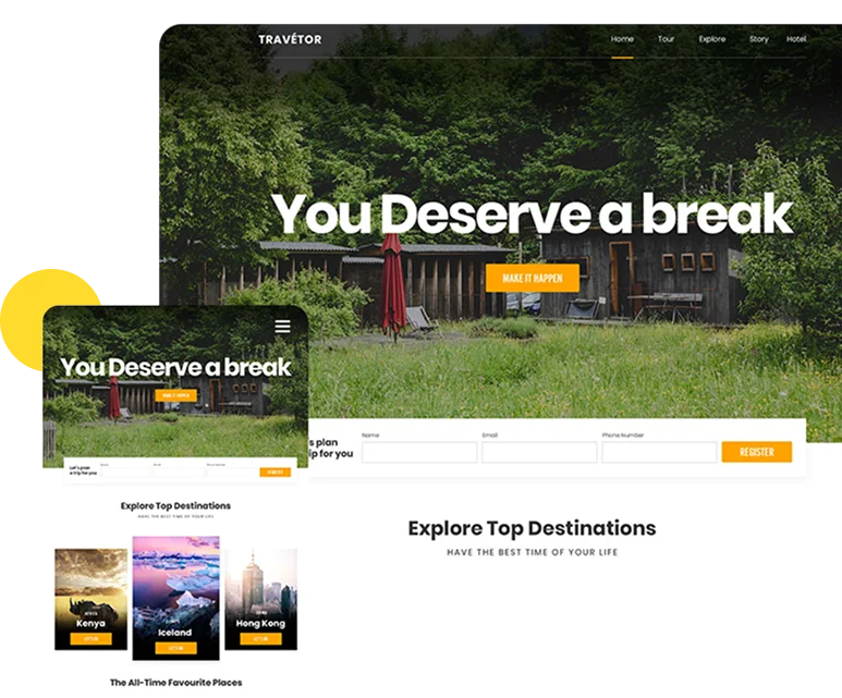 landing page development services