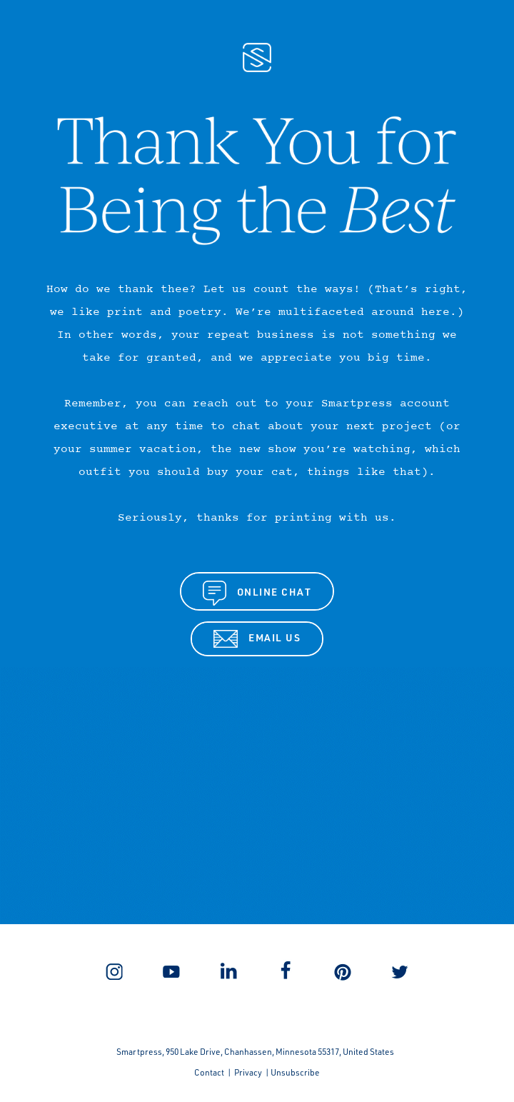 Smartpress loyalty email