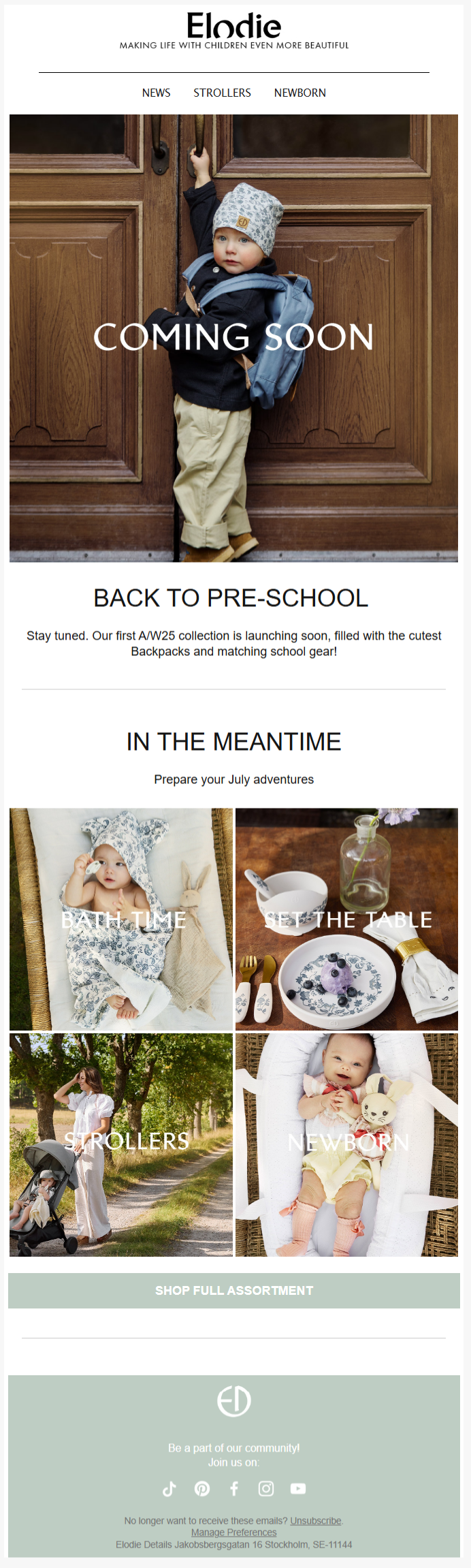 Elodie Details email template