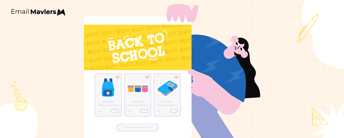 Inspirational back-to-school email designs