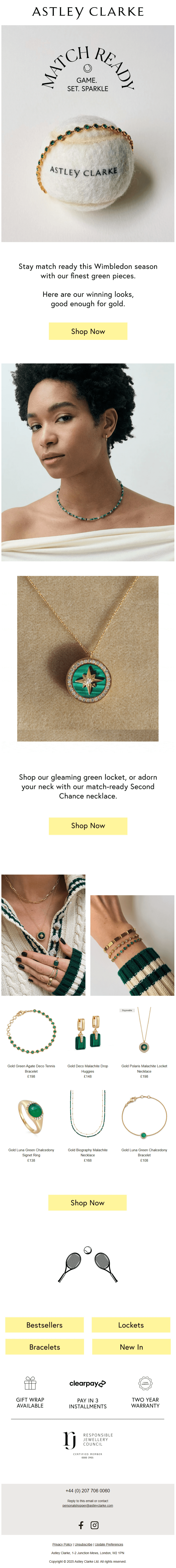 Astley Clarke email template