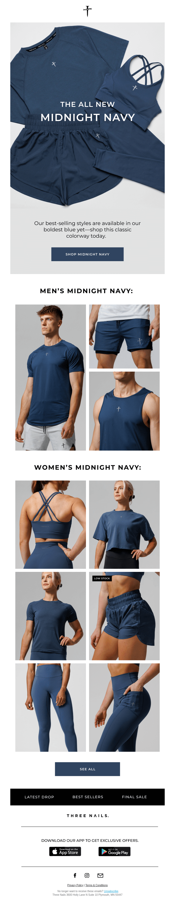 email template by Three Nails