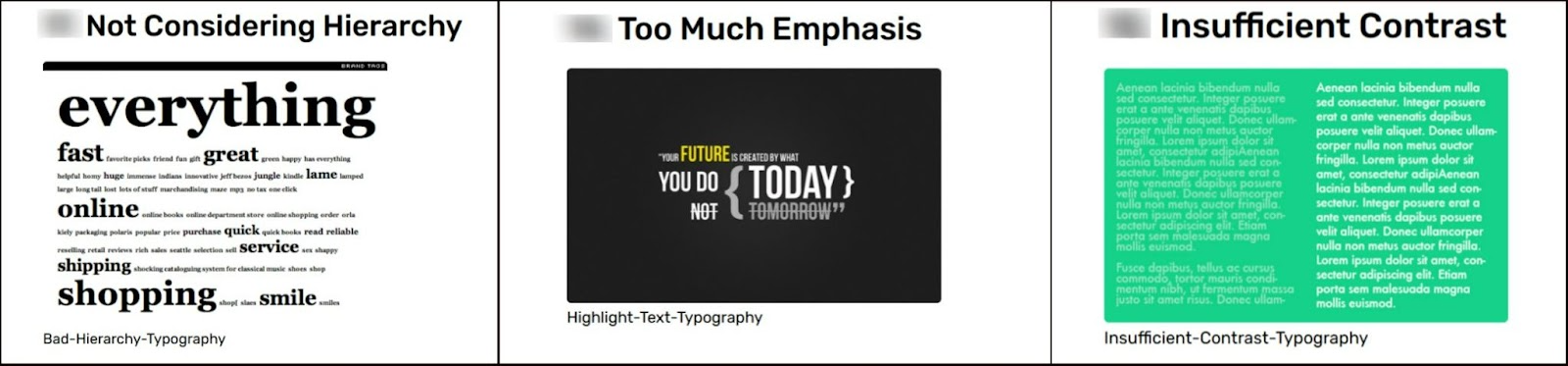Common typography mistakes
