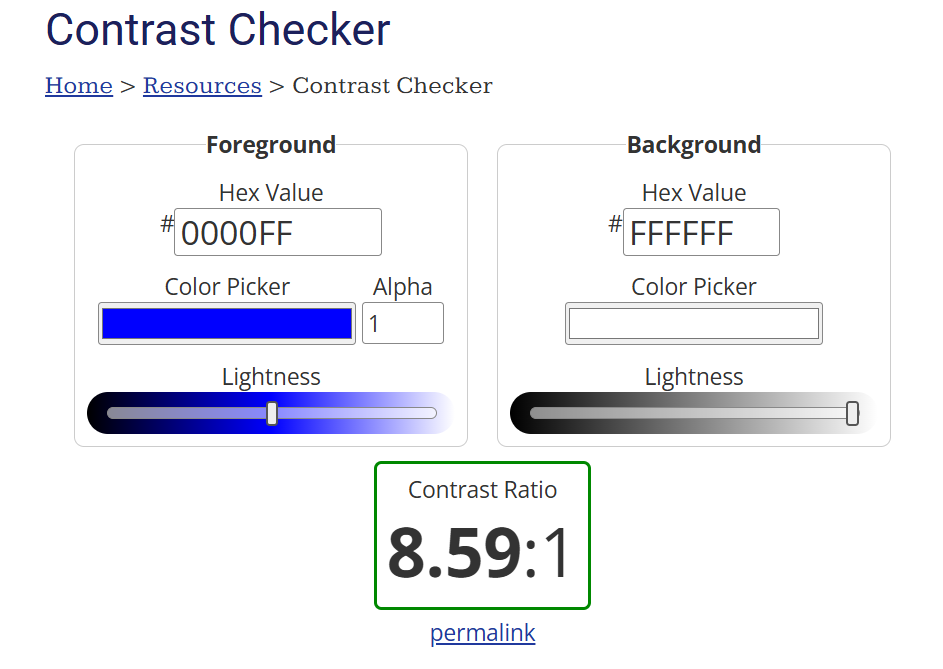 contrast checker
