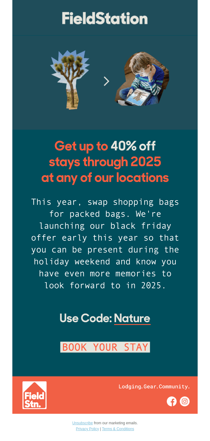 Black Friday Email Template by Field station