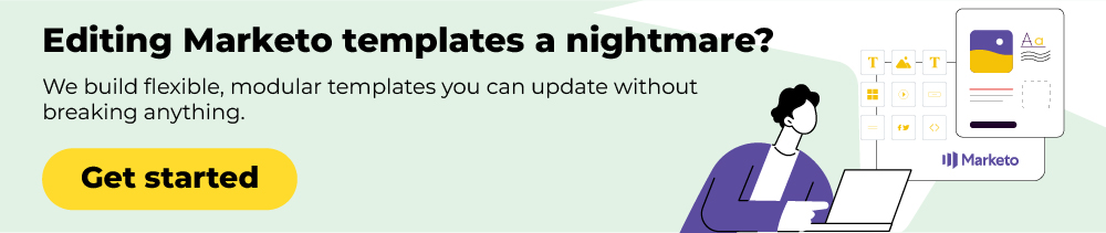 Marketo email template