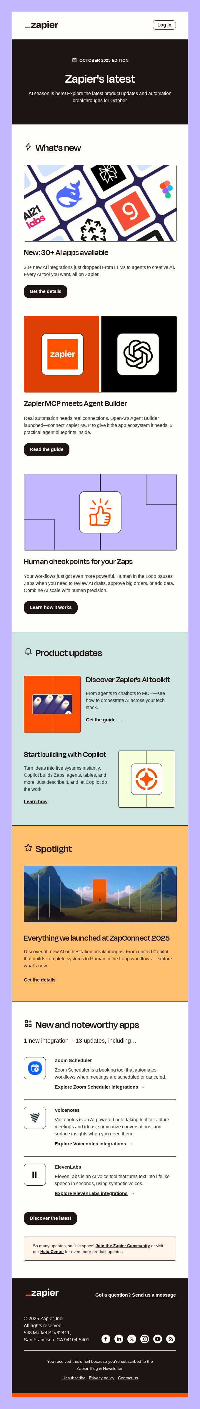 email digest template by zapier