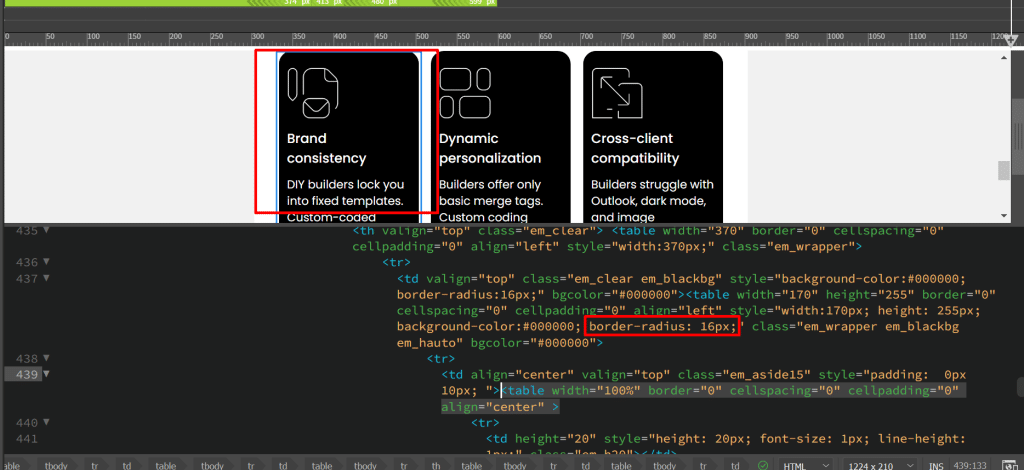 Outllook HTML email